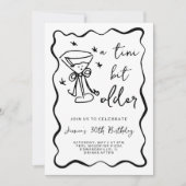 Un Tini Un Peu Plus Ancien Invitation D'Anniversai (Devant)
