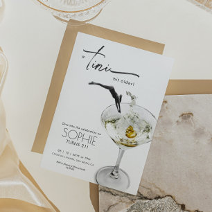 Un Tini Un Peu Plus Ancien Invitation Martini