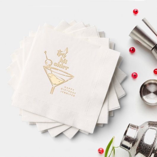 Un Tini Un Peu Plus Ancien Martini Anniversaire Or