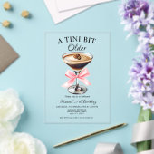 Un Tini Un Peu Plus Ancien Martini Invitation Anni (Insitu (Mariage))