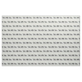 Un tissu d'art de chien de Greyhounds (Fat Quarter)