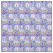 Un tissu paradisiaque violet (Échantillon)