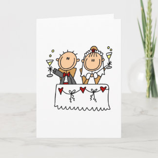 Un Toast À L'Épouse Et La Carte Groom