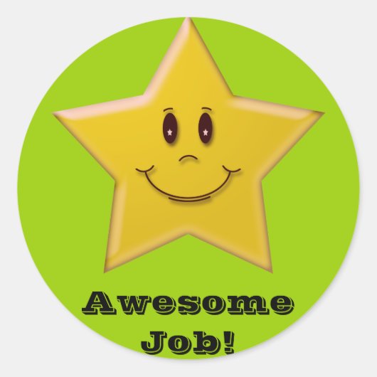 Un Travail Magnifique ! Autocollant (Devant)