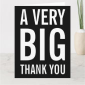 Un très grand Carte de remerciements (Devant)