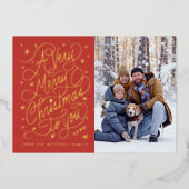 Un très joyeux Carte photo de Noël (Recto)