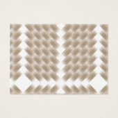 Un triangle blanc équilatéral centré sur une plain (Devant)