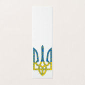 Un trident ukrainien texturé drapeau d'Ukraine cou (Outside Unfolded)