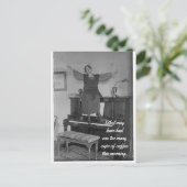 Un trop de tasses de café carte postale (Debout devant)