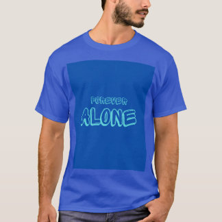 Un Tshirt de couleur bleue.