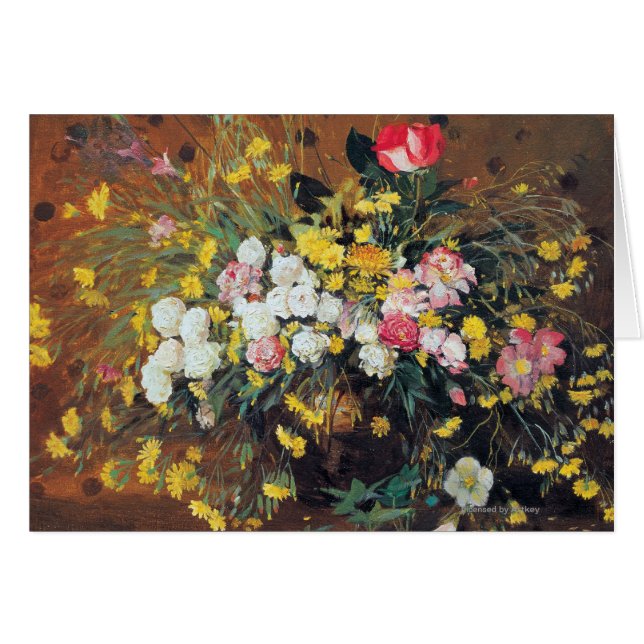 Un vase de fleurs (Devant horizontal)