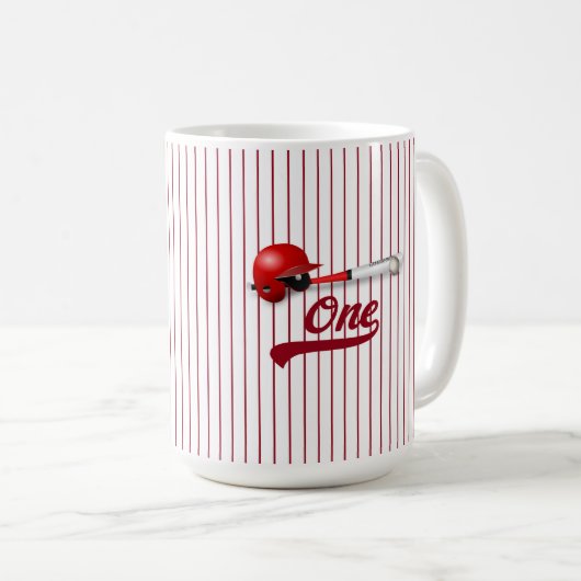 Un Ventilateur de baseball, café Mug (Devant droit)