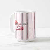 Un Ventilateur de baseball, café Mug (Devant gauche)