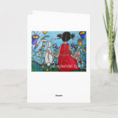 Un Véritable Ami Carte d'Art Original Valentine's  (Dos)