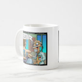 Un véritable dos douleur Funny Tees Mugs & Cadeaux (Devant gauche)