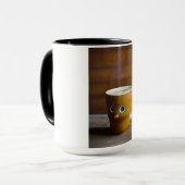 "Un verre de sérénité : l'art des tasses à thé" (Devant gauche)