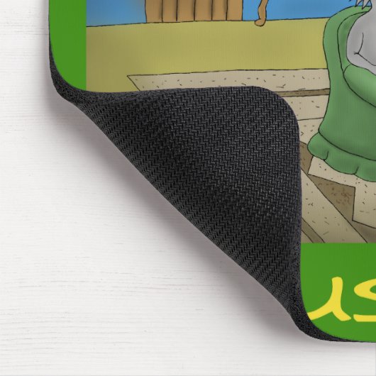 Un vert original de tapis de souris (Coin)