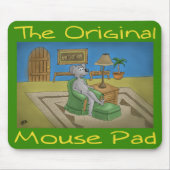 Un vert original de tapis de souris (Devant)