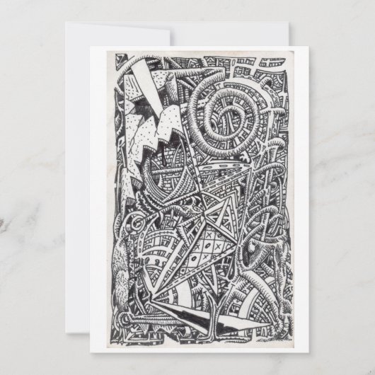 Un Vieux Jeu. Carte simple (Devant)