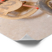 un vieux kart sur papier Value Poster (Matte) (Coin)