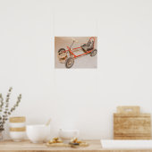 un vieux kart sur papier Value Poster (Matte) (Cuisine)