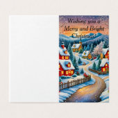 Un Village D'Hiver. (Outside Unfolded)