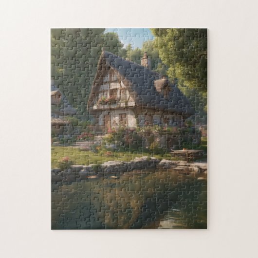 Un village secret : Maison près du Puzzle Magical  (Vertical)