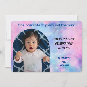 Un Voyage Autour Du Carte de remerciements Photo S