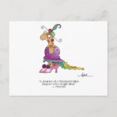 UN VOYAGE COMMENCE Carte postale par April McCallu (Devant)