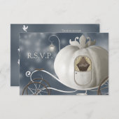 Un vrai mariage de contes de fées RSVP (Devant / Derrière)