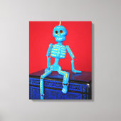 Una Calaca Canvas Print (Voorkant)