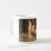 Una et la tasse de lion (Devant gauche)