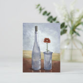 Una flor / Une fleur. Cartes postales (Debout devant)