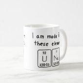 Una périodique nom de la table mug (Devant droit)