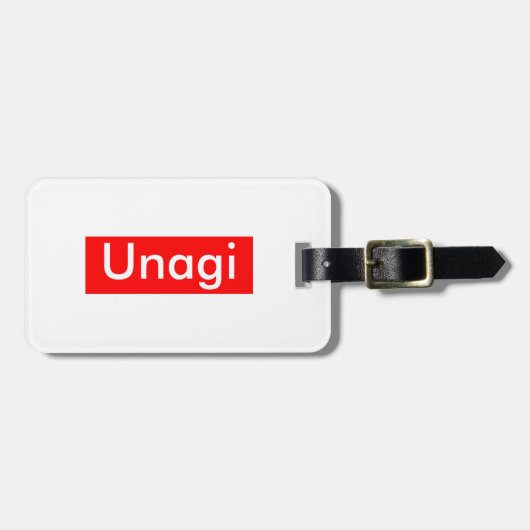 Unagi Label Bagagelabel (Voorkant horizontaal)