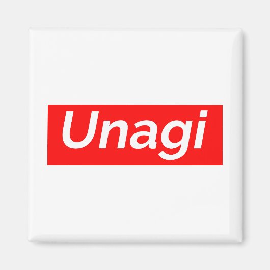 Unagi Label Magneet (Voorkant)