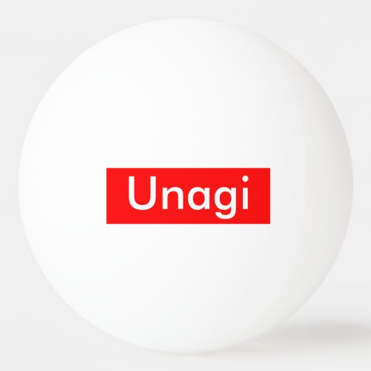 Unagi Label Pingpongballen (Voorkant)
