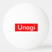 Unagi Label Pingpongballen (Achterkant)