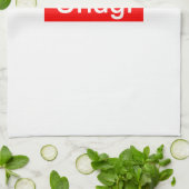 Unagi Label Theedoek (Gevouwen)