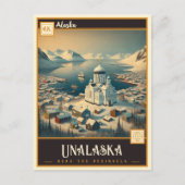 Unalaska, Alaska | BRIEFKAART (Voorkant)