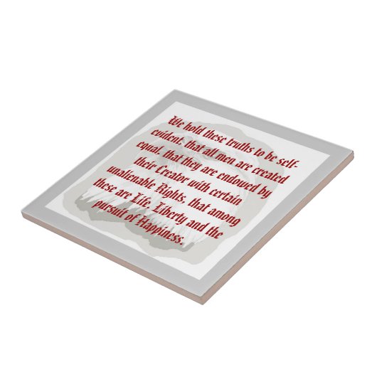 Unaliable Rights Tile Tegeltje (Zijkant)