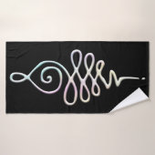 Unalome pastel (Serviette de bain)