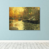 Unami Creek op Sunset Canvas Afdruk (Insitu (Houten vloer))