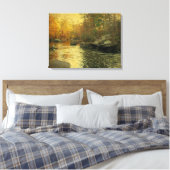 Unami Creek op Sunset Canvas Afdruk (Insitu (Slaapkamer))