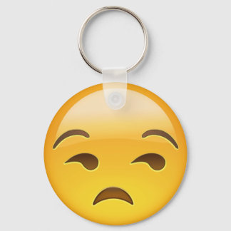 Unamused Face Emoji Sleutelhanger