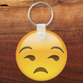 Unamused Face Emoji Sleutelhanger (Voorkant)
