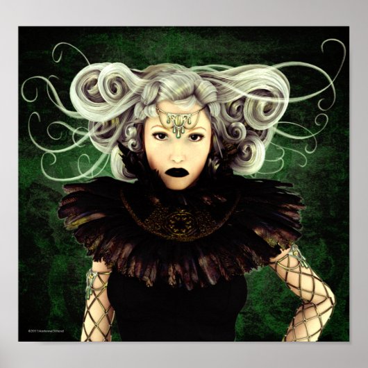 Unamused gothic Artwork Poster (Voorkant)