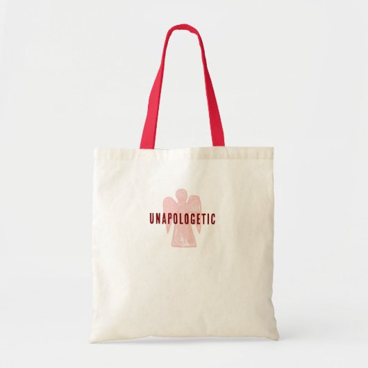 Unapologetic Angel Tote Bag (Voorkant)
