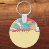 Unapologetic Bold Feminine Statement Sleutelhanger (Voorkant)