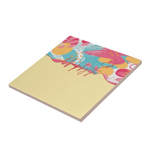 Unapologetic Bold Feminine Statement Tegeltje (Zijkant)